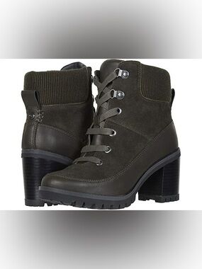UGG Olive Redwood Waterproof Lace-up Ankle Boots